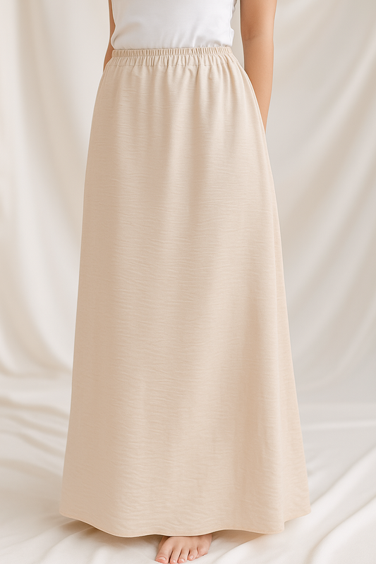 The Serene Bloom Midi Skirt - Effortless Elegance in Every Step